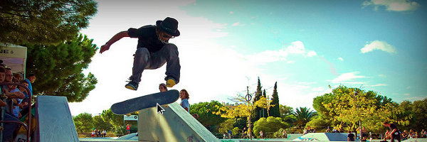 bastien au skatepark de Hyères